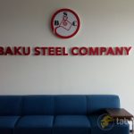 baku steel company kutu harf tabela