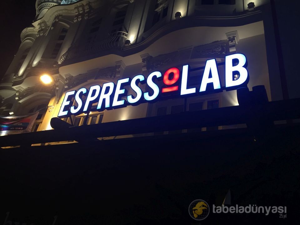 Espressolab Kutu Harf Tabela