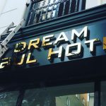 My Dream Istanbul Hotel Endırek Led Aydınlatmalı Gold Krom Kutu Harf Tabela Montaj