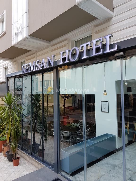 Semsan Hotel Isıklı paslanmaz krom fileli kutu harf