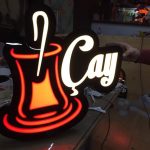 Cay Neon Etkılı Isıklı Kutu Harf Tabela Imalat