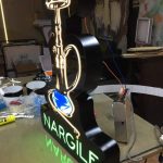 Nargıle Neon Etkılı Isıklı Kutu Harf Tabela Imalatı