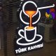 Turk Kahvesı Neon Etkılı Isıklı Kutu Harf