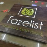 TazeList Naturel Fresh Food Ahsap Tabela Uretimi