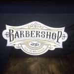 Barber Shop Germany 3D Led Tabela
