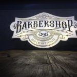 Barber Shop Germany 3D Led Tabela imalat