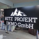 Kitz Projekt Immo GmbH Avusturya Isıklı Tabela imalatı