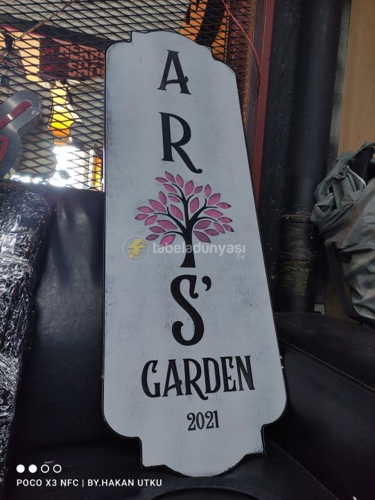 Aras garden ahsap tabela