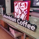 Juan Valdez Colombian coffee Tuzla marina Işıklı kutu harf tabela