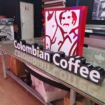 Juan Valdez Colombian coffee Tuzla marina Işıklı kutu harf tabela